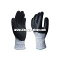 13G Hppe Liner Anti-Cut Nitrile Double Dipped Glove-5049